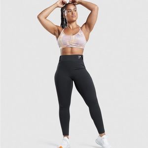 Gymshark Sport Leggings, Black, Size Large